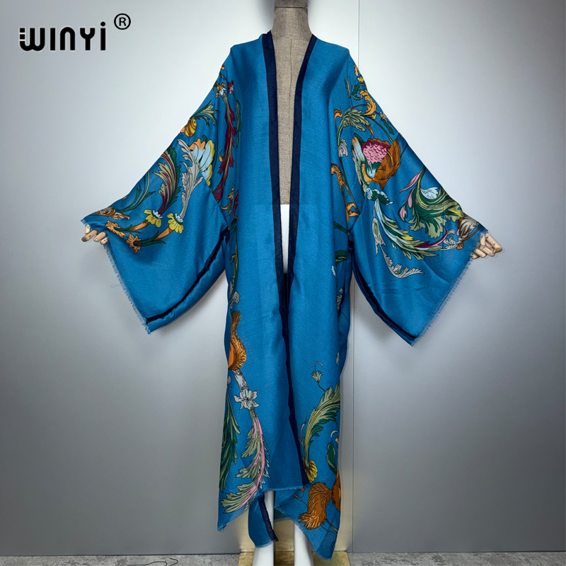 ชุดเดรสยาวสไตล์โบฮีเมียน WINYI - Cover Up Kaftan บทวิจารณ์และราคา
