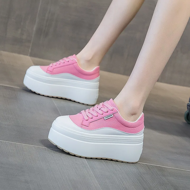 8 ซม.ใหม่ผ้าใบของแท้หนังผู้หญิ - Wedge Espadrille Women บทวิจารณ์และราคา