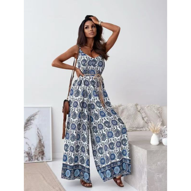 จั๊มสูทผู้หญิง 2026 รอมเปอร์คอ - Romper Floral Print บทวิจารณ์และราคา