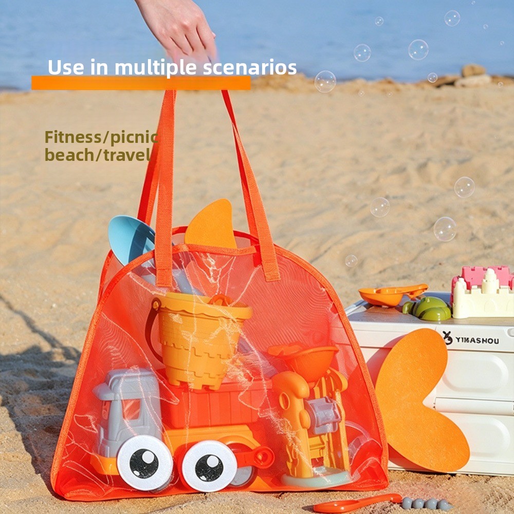 กระเป๋าชายหาดตาข่ายสำหรับเด็ก  - Tote Bag Beach บทวิจารณ์และราคา