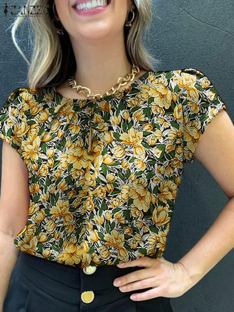 Zanzea เสื้อพิมพ์ลายดอกไม้สไตล - Romper Floral Print บทวิจารณ์และราคา