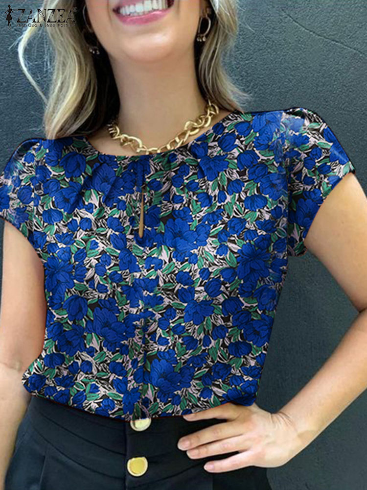 Zanzea เสื้อพิมพ์ลายดอกไม้สไตล - Romper Floral Print บทวิจารณ์และราคา