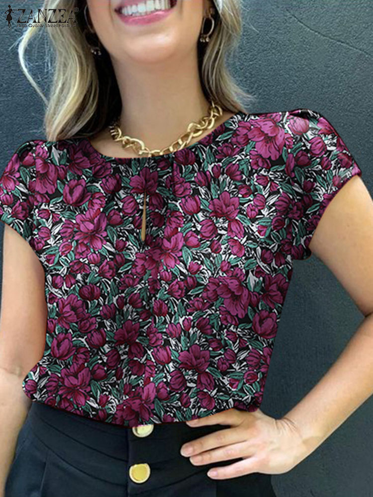 Zanzea เสื้อพิมพ์ลายดอกไม้สไตล - Romper Floral Print บทวิจารณ์และราคา